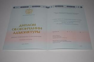 диплом адъюнктуры 2014-2025 в Первоуральске